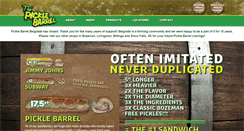 Desktop Screenshot of picklebarrelmt.com